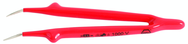 6" OAL INSULATED TWEEZERS ANGLED - Strong Tooling