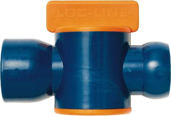 Loc-Line - 3/4" ID Coolant Hose NPT Valve - Female to Female Connection, Acetal Copolymer Body, NPT, Use with Loc-Line Modular Hose Systems - Strong Tooling