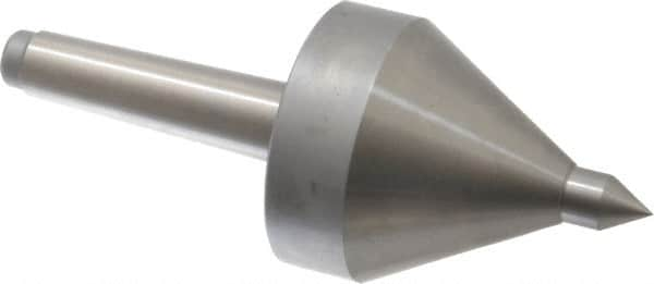 Riten - MT2 Taper Shank, 2-1/4" Head Diam 330 Lb Capacity Live Center - 5,000 Max RPM, 3-3/16" Head Length, 1/2" Point Diam, 3/4" Point Len, 330 Lb Max Workpc, 3-3/16" OAL, Pipe Nose Point - Strong Tooling