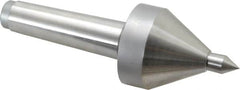 Riten - MT4 Taper Shank, 2-5/8" Head Diam 685 Lb Capacity Live Center - 4,000 Max RPM, 3-7/8" Head Length, 5/8" Point Diam, 15/16" Point Len, 685 Lb Max Workpc, 3-7/8" OAL, Pipe Nose Point - Strong Tooling