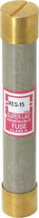 Cooper Bussmann - 600 VAC, 15 Amp, Time Delay Renewable Fuse - Fuse Holder Mount, 127mm OAL, 10 (RMS) kA Rating, 13/16" Diam - Strong Tooling