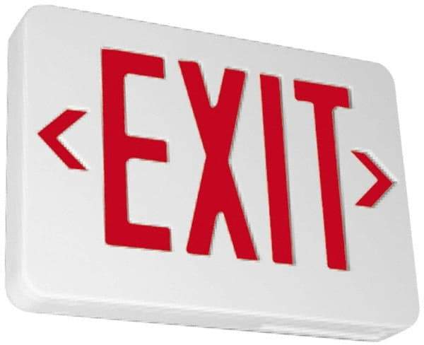 NMC - White, LED, Illuminated Exit Sign - Strong Tooling