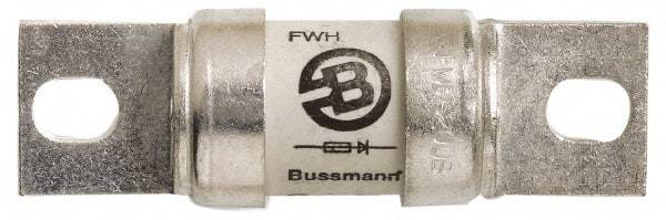 Cooper Bussmann - 500 VAC/VDC, 700 Amp, Fast-Acting Semiconductor/High Speed Fuse - Bolt-on Mount, 6-15/32" OAL, 200 (RMS Symmetrical), 50 at DC kA Rating, 2-1/2" Diam - Strong Tooling