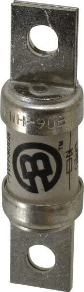 Cooper Bussmann - 500 VAC/VDC, 90 Amp, Fast-Acting Semiconductor/High Speed Fuse - Bolt-on Mount, 3-5/8" OAL, 200 (RMS Symmetrical), 50 at DC kA Rating, 0.947" Diam - Strong Tooling