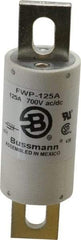 Cooper Bussmann - 700 VAC/VDC, 125 Amp, Fast-Acting Semiconductor/High Speed Fuse - Stud Mount Mount, 5-3/32" OAL, 200 (RMS), 50 at DC kA Rating, 1-1/2" Diam - Strong Tooling