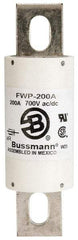 Cooper Bussmann - 700 VAC/VDC, 200 Amp, Fast-Acting Semiconductor/High Speed Fuse - Stud Mount Mount, 5-3/32" OAL, 200 (RMS), 50 at DC kA Rating, 1-1/2" Diam - Strong Tooling