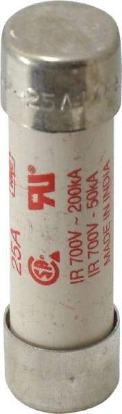 Cooper Bussmann - 690 VAC (IEC), 700 VAC (UL), 800 VDC, 25 Amp, Fast-Acting Semiconductor/High Speed Fuse - 50.8mm OAL, 200 (RMS), 50 at DC kA Rating, 9/16" Diam - Strong Tooling