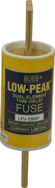 Cooper Bussmann - 300 VDC, 600 VAC, 150 Amp, Time Delay General Purpose Fuse - Bolt-on Mount, 5-3/4" OAL, 100 at DC, 300 at AC (RMS) kA Rating, 1-5/8" Diam - Strong Tooling