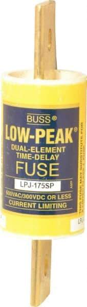 Cooper Bussmann - 300 VDC, 600 VAC, 175 Amp, Time Delay General Purpose Fuse - Bolt-on Mount, 5-3/4" OAL, 100 at DC, 300 at AC (RMS) kA Rating, 1-5/8" Diam - Strong Tooling