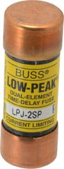 Cooper Bussmann - 300 VDC, 600 VAC, 2 Amp, Time Delay General Purpose Fuse - Fuse Holder Mount, 2-1/4" OAL, 100 at DC, 300 at AC (RMS) kA Rating, 13/16" Diam - Strong Tooling