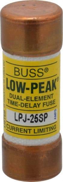 Cooper Bussmann - 300 VDC, 600 VAC, 25 Amp, Time Delay General Purpose Fuse - Fuse Holder Mount, 2-1/4" OAL, 100 at DC, 300 at AC (RMS) kA Rating, 13/16" Diam - Strong Tooling