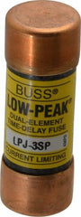 Cooper Bussmann - 300 VDC, 600 VAC, 3 Amp, Time Delay General Purpose Fuse - Fuse Holder Mount, 2-1/4" OAL, 100 at DC, 300 at AC (RMS) kA Rating, 13/16" Diam - Strong Tooling