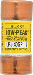 Cooper Bussmann - 300 VDC, 600 VAC, 40 Amp, Time Delay General Purpose Fuse - Fuse Holder Mount, 2-3/8" OAL, 100 at DC, 300 at AC (RMS) kA Rating, 1-1/16" Diam - Strong Tooling