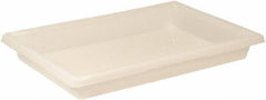 Rubbermaid - Rectangular, White Polyethylene Food Tote Box - 3-1/2" High x 18" Wide x 26" Long, with Snap-On Lid - Strong Tooling