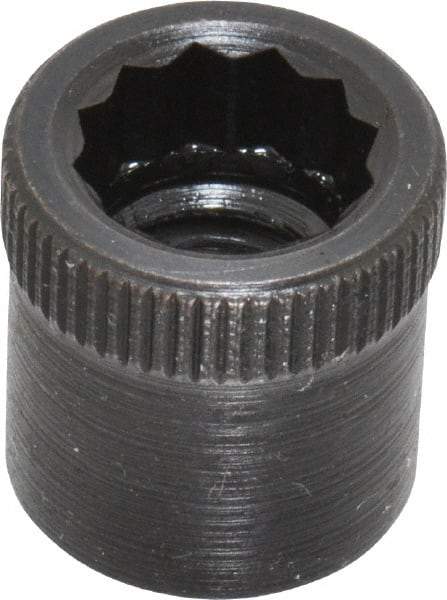 Holo-Krome - 5/16-18" Thread Uncoated Steel Allen Nut - 5/16" Diam, 5/16" Hex Key - Strong Tooling