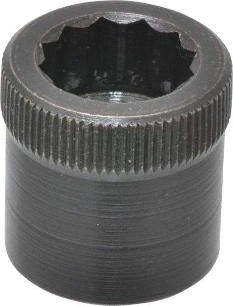 Holo-Krome - 1/2-20" Thread Uncoated Steel Allen Nut - 1/2" Diam, 1/2" Hex Key - Strong Tooling