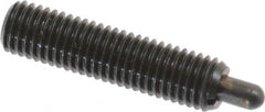 Gibraltar - 1/4-28, 1" Thread Length, 3/16" Plunger Projection, Steel Threaded Spring Plunger - 0.118" Max Plunger Diam, 1" Plunger Length, 3 Lb Init End Force, 13 Lb Final End Force - Strong Tooling