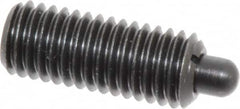 Gibraltar - 1/2-13, 1-1/4" Thread Length, 1/4" Plunger Projection, Steel Threaded Spring Plunger - 1/4" Max Plunger Diam, 1-1/4" Plunger Length, 2.7 Lb Init End Force, 9.3 Lb Final End Force - Strong Tooling