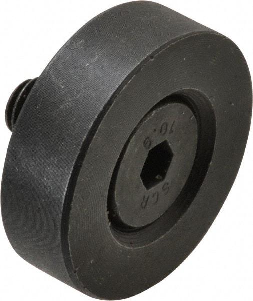 Gibraltar - 5/16-18 Thread, 1-1/4" OD, 3/8" High, Flat Foot - Steel & Lead Alloy - Strong Tooling