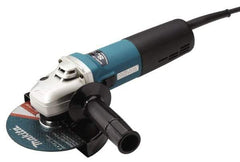 Makita - 6" Wheel Diam, 4,000 to 9,000 RPM, Corded Angle & Disc Grinder - 5/8-11 Spindle, 120 Volts, 12 Amps - Strong Tooling