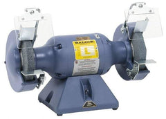 Baldor - 7" Wheel Diam x 1" Wheel Width, 1/2 hp Grinder - 5/8" Arbor Hole Diam, 1 Phase, 3,600 Max RPM, 115 Volts - Strong Tooling