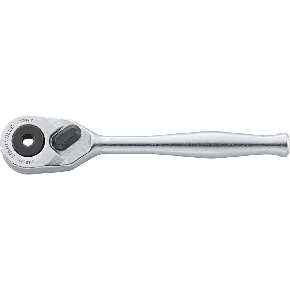 Ratchets; Tool Type: Reversible Ratchet; Drive Size: 1/4 in; Head Shape: Pear; Head Style: Reversible; Fixed; Material: Alloy Steel; Chrome; Finish: Chrome-Plated; Overall Length (Inch): 4.65 in; Insulated: No; Magnetic: No; Non-sparking: No; Number of Ge