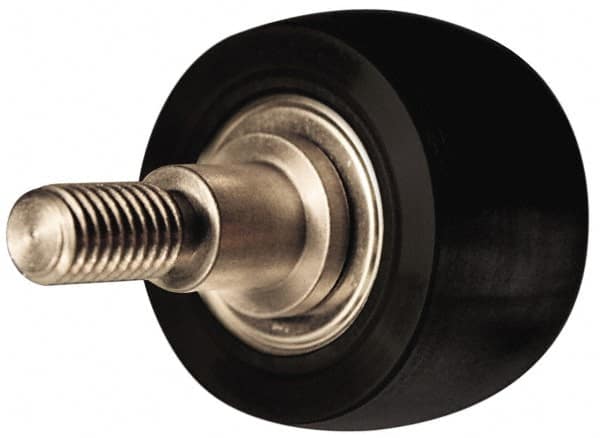 Plain Cam Follower: 0.75″ Roller Dia, 0.438″ Roller Width, 0.625″ Stud Dia 10-32 Thread Size, 3/8″ Thread Length, 388 lb Dynamic Load