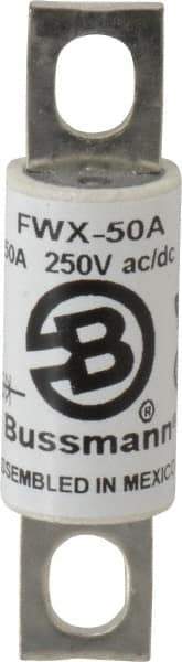 Cooper Bussmann - 250 VAC/VDC, 50 Amp, Fast-Acting Semiconductor/High Speed Fuse - Stud Mount Mount, 3-3/16" OAL, 200 (RMS), 50 at DC kA Rating, 0.81" Diam - Strong Tooling