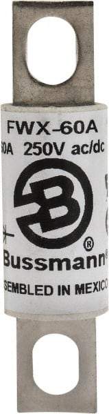 Cooper Bussmann - 250 VAC/VDC, 60 Amp, Fast-Acting Semiconductor/High Speed Fuse - Stud Mount Mount, 3-3/16" OAL, 200 (RMS), 50 at DC kA Rating, 0.81" Diam - Strong Tooling