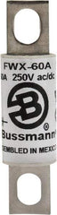 Cooper Bussmann - 250 VAC/VDC, 60 Amp, Fast-Acting Semiconductor/High Speed Fuse - Stud Mount Mount, 3-3/16" OAL, 200 (RMS), 50 at DC kA Rating, 0.81" Diam - Strong Tooling