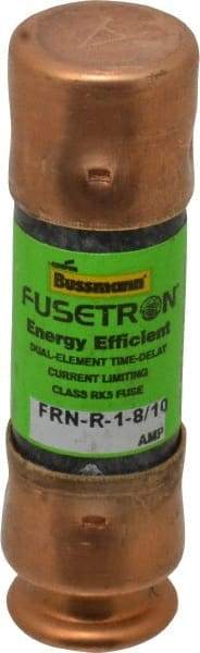 Cooper Bussmann - 125 VDC, 250 VAC, 1.8 Amp, Time Delay General Purpose Fuse - Fuse Holder Mount, 50.8mm OAL, 20 at DC, 200 (RMS) kA Rating, 9/16" Diam - Strong Tooling