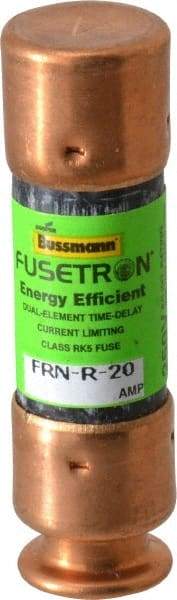 Cooper Bussmann - 125 VDC, 250 VAC, 20 Amp, Time Delay General Purpose Fuse - Fuse Holder Mount, 50.8mm OAL, 20 at DC, 200 (RMS) kA Rating, 9/16" Diam - Strong Tooling