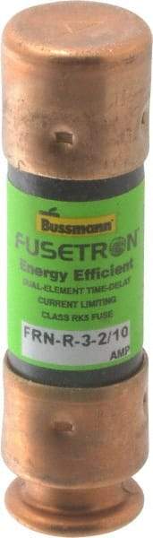 Cooper Bussmann - 125 VDC, 250 VAC, 3.2 Amp, Time Delay General Purpose Fuse - Fuse Holder Mount, 50.8mm OAL, 20 at DC, 200 (RMS) kA Rating, 9/16" Diam - Strong Tooling