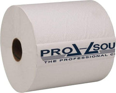 PRO-SOURCE - Hard Roll of 1 Ply White Paper Towels - 7-7/8" Wide, 800' Roll Length - Strong Tooling