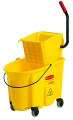WaveBrake 35 Quart Mop Bucket and Wringer System - Strong Tooling
