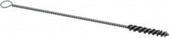 Weiler - 1-1/2" Long x 1/4" Diam Steel Hand Tube Brush - Single Spiral, 7" OAL, 0.006" Wire Diam, 3/32" Shank Diam - Strong Tooling