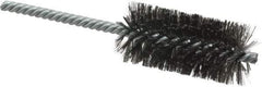 Weiler - 1-1/4" Diam Helical Steel Tube Brush - Double Spiral, 0.006" Filament Diam, 2-1/2" Brush Length, 5-1/2" OAL, 1/4" Diam Shank - Strong Tooling