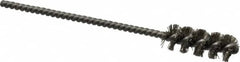 Weiler - 3/8" Diam Helical Stainless Steel Tube Brush - 0.008" Filament Diam, 1" Brush Length, 3-1/2" OAL, 1/8" Diam Stainless Steel Shank - Strong Tooling