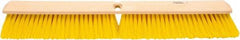 Weiler - 24" General Purpose Polypropylene Push Broom - 3" Bristle Length, Foam Block, Threaded Handle Connection, Handle Sold Separately - Strong Tooling