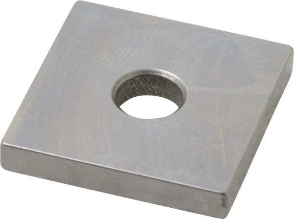 Mitutoyo - 0.147" Square Steel Gage Block - Accuracy Grade 0, Includes Certificate of Inspection - Strong Tooling