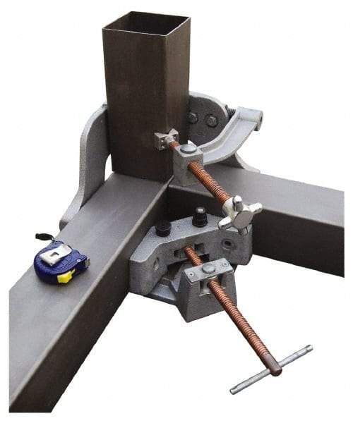 Strong Hand Tools - Fixed Angle, 3 Axes, 5.32" Long, 2-1/4" Jaw Height, 4-3/4" Max Capacity, Steel Angle & Corner Clamp - 90° Clamping Angle - Strong Tooling