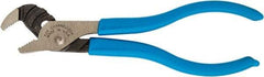 Channellock - 4" OAL, 1/2" Max Capacity, 3 Position Tongue & Groove Pliers - Standard Straight Jaws, Standard Head, Plastic Dipped Handles - Strong Tooling