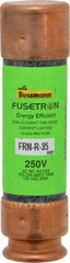 Cooper Bussmann - 125 VDC, 250 VAC, 35 Amp, Time Delay General Purpose Fuse - Fuse Holder Mount, 76.2mm OAL, 20 at DC, 200 (RMS) kA Rating, 13/16" Diam - Strong Tooling