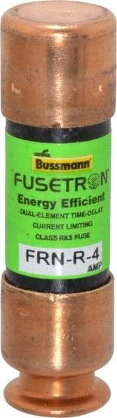 Cooper Bussmann - 125 VDC, 250 VAC, 4 Amp, Time Delay General Purpose Fuse - Fuse Holder Mount, 50.8mm OAL, 20 at DC, 200 (RMS) kA Rating, 9/16" Diam - Strong Tooling