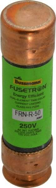 Cooper Bussmann - 125 VDC, 250 VAC, 50 Amp, Time Delay General Purpose Fuse - Fuse Holder Mount, 76.2mm OAL, 20 at DC, 200 (RMS) kA Rating, 13/16" Diam - Strong Tooling