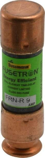 Cooper Bussmann - 125 VDC, 250 VAC, 9 Amp, Time Delay General Purpose Fuse - Fuse Holder Mount, 50.8mm OAL, 20 at DC, 200 (RMS) kA Rating, 9/16" Diam - Strong Tooling