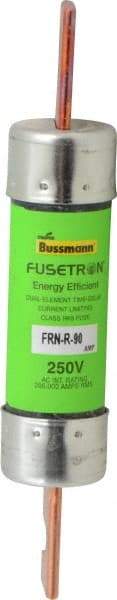 Cooper Bussmann - 250 VAC, 90 Amp, Time Delay General Purpose Fuse - Bolt-on Mount, 5-7/8" OAL, 20 at DC, 200 (RMS) kA Rating, 1-1/16" Diam - Strong Tooling