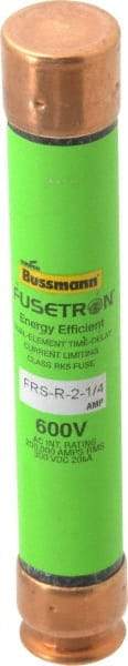 Cooper Bussmann - 300 VDC, 600 VAC, 2.25 Amp, Time Delay General Purpose Fuse - Fuse Holder Mount, 127mm OAL, 20 at DC, 200 (RMS) kA Rating, 13/16" Diam - Strong Tooling