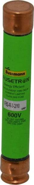 Cooper Bussmann - 300 VDC, 600 VAC, 3.2 Amp, Time Delay General Purpose Fuse - Fuse Holder Mount, 127mm OAL, 20 at DC, 200 (RMS) kA Rating, 13/16" Diam - Strong Tooling