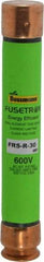 Cooper Bussmann - 300 VDC, 600 VAC, 30 Amp, Time Delay General Purpose Fuse - Fuse Holder Mount, 127mm OAL, 20 at DC, 200 (RMS) kA Rating, 13/16" Diam - Strong Tooling